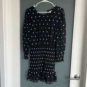 Saltwater luxe black and gold dress